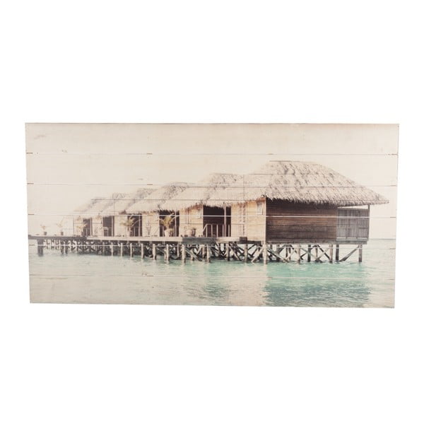 Drewniany obraz Dijk Natural Collections Aloha, 60x120 cm
