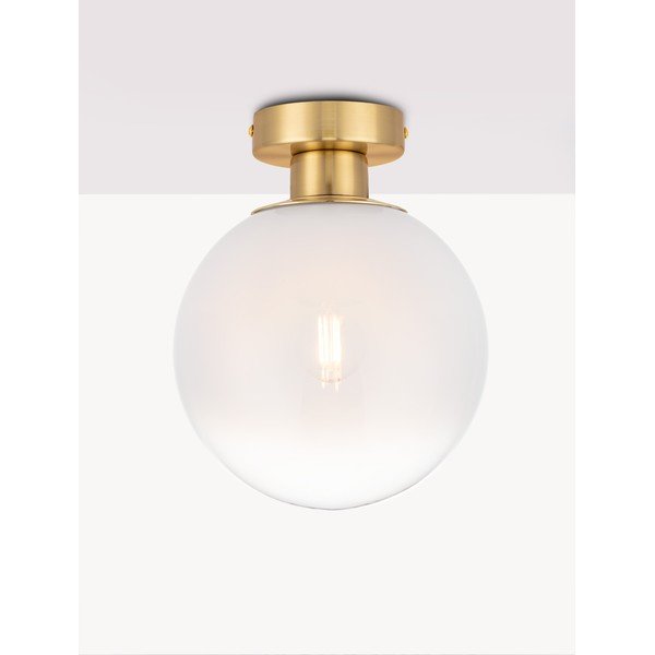 Biała/w kolorze złota szklana lampa sufitowa Vita – Nova Luce-image-3