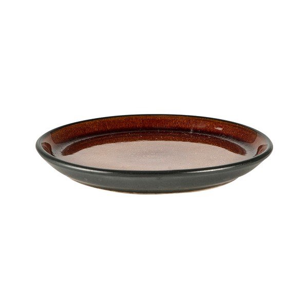 Czarny/w bursztynowym kolorze kamionkowy talerz deserowy ø 17 cm Gastro Black/Amber – Bitz-image-3