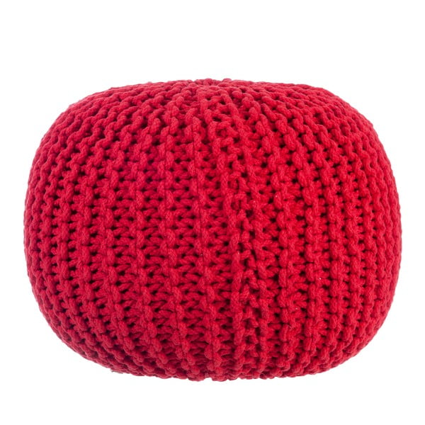 Puf Hassock Red, 35x50 cm