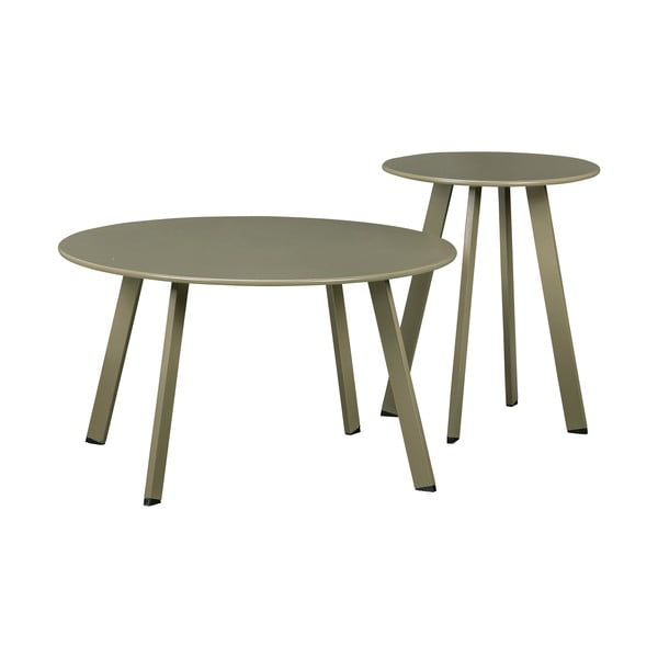 Zielony żelazny stolik ogrodowy WOOOD Fer, ø 40 cm-image-2