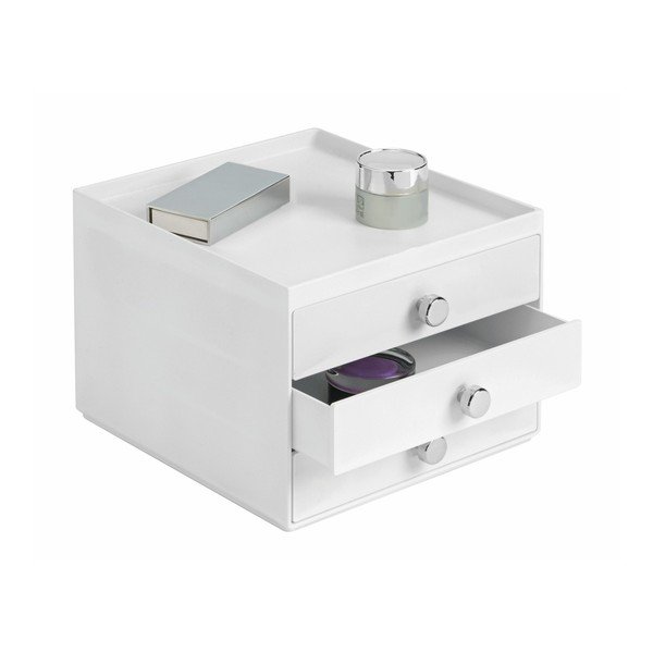 Biały organizer z 3 szufladami InterDesign Desk-image-2