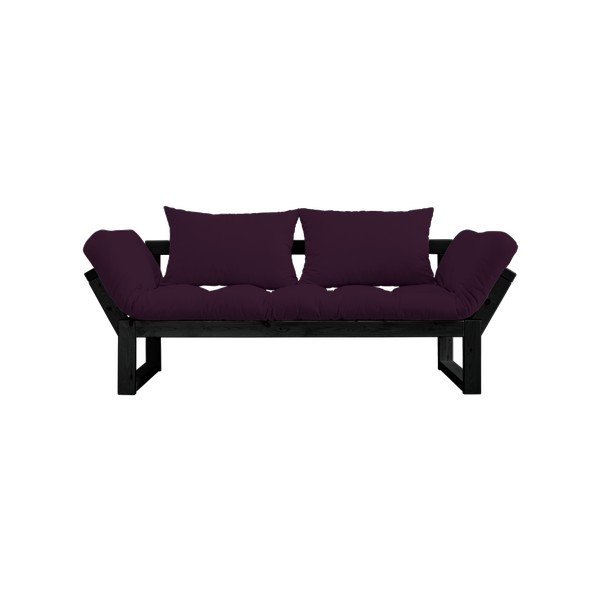 Sofa rozkładana Karup Edge Black/Purple Plum-image-4