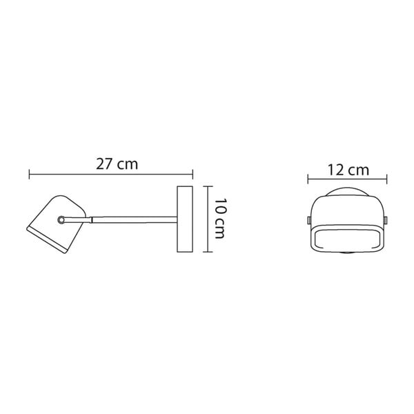 Kinkiet SwabDesign Mob, szary-image-1