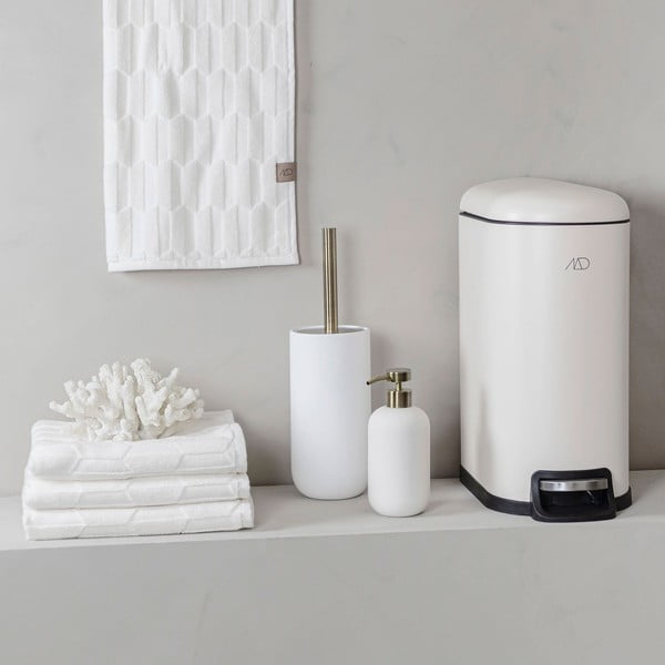 Kremowy dywanik łazienkowy 50x80 cm Geo – Mette Ditmer Denmark-image-3