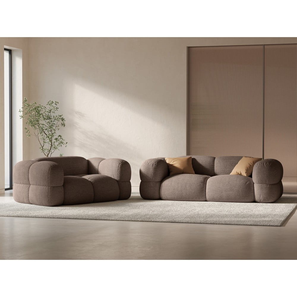 Brązowa sofa 210 cm Loretto – Cosmopolitan Design (zdjęcie 5)