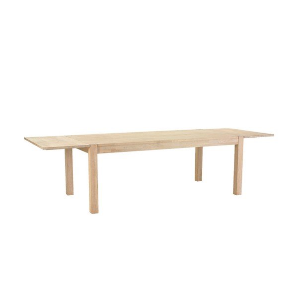 Dodatkowy blat do stołu z litego drewna dębowego 100x50 cm Texas – Furnhouse-image-2