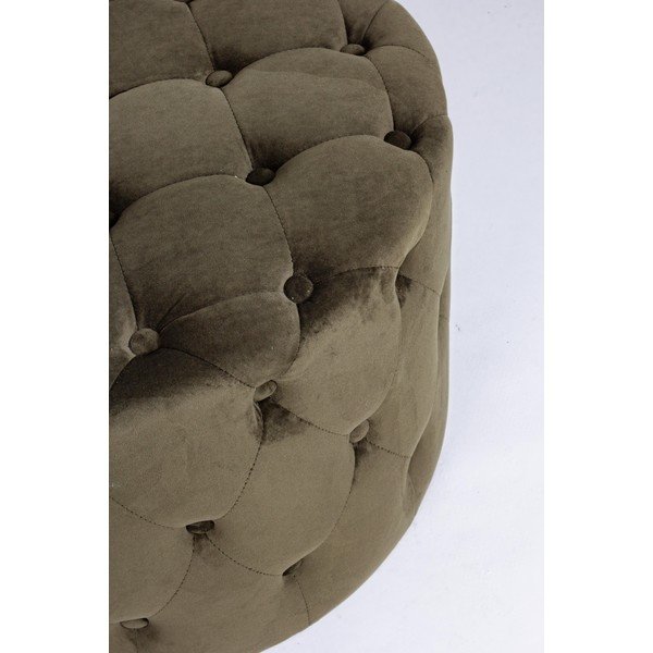 Ciemnozielony aksamitny puf Lorella – Yes Everyday-image-2