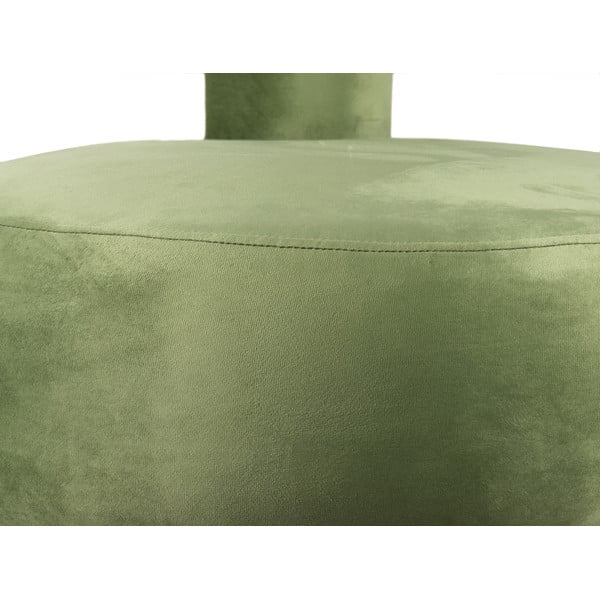 Jasnozielony aksamitny fotel Abrazo – Leitmotiv-image-4
