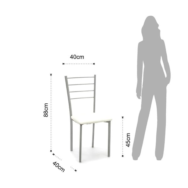 Białe krzesła zestaw 2 szt. Just – Tomasucci-image-4