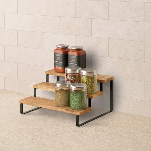 Drewniany organizer na przyprawy York – Metaltex-image-2