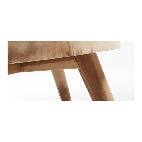 Okrągły stolik z litego drewna munggur ø 65 cm Wellcres – Kave Home-image-3