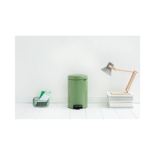 Zielony kosz na śmieci z pedałem Brabantia Newicon, 12 l-image-3
