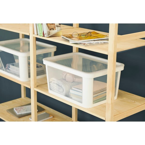 Biały plastikowy pojemnik 55,5x39x26,5 cm Albris – Rotho-image-1