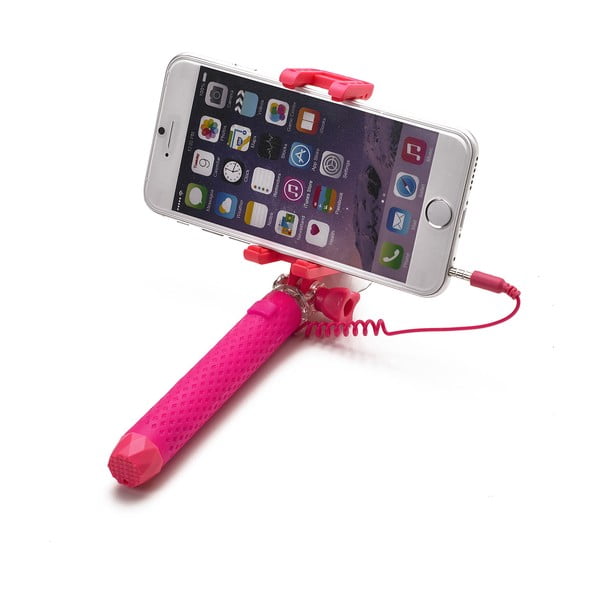 Selfie stick CELLY Mini selfie, różowy