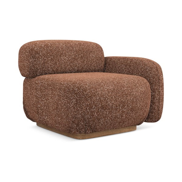 Pomarańczowy/brązowy moduł sofy (prawostronny) Ailani – Makamii-image-2