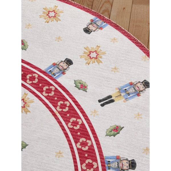 Czerwony okrągły dywan ze świątecznym motywem ø 160 cm Toy's Delight Nutcracker – Villeroy&Boch-image-3