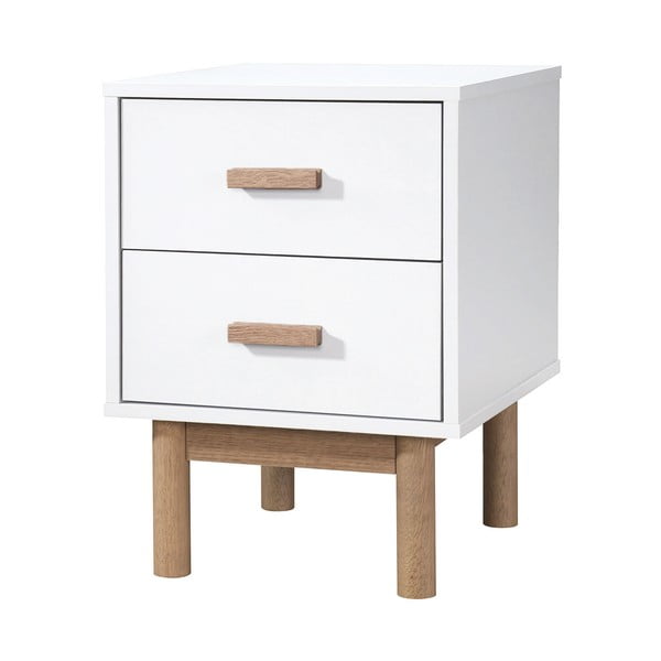 Biała szafka nocna Melanie – Støraa-image-2