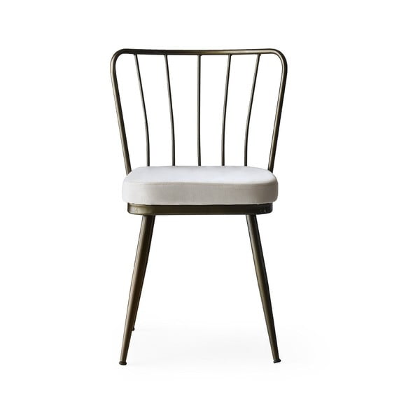 Szare metalowe krzesła zestaw 2 szt. Yildiz – Kalune Design