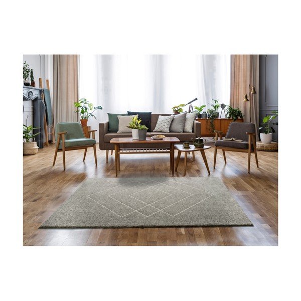 Szary dywan Universal Royal Grey, 80x150 cm-image-1