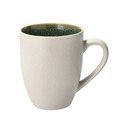 Biało-zielony kubek ceramiczny 300 ml Gastro White/Green – Bitz