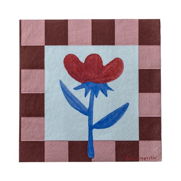 Papierowe serwetki zestaw 20 szt. 33x33 cm Vinia – Bloomingville