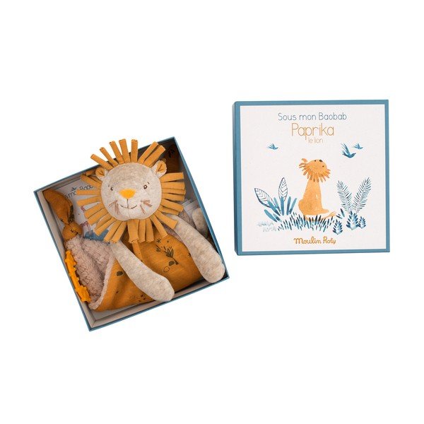 Żółta przytulanka Lion – Moulin Roty-image-3