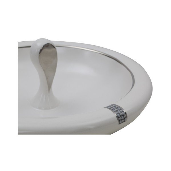 Biały pojemnik ceramiczny Mauro Ferretti Luttich, 10 cm-image-1