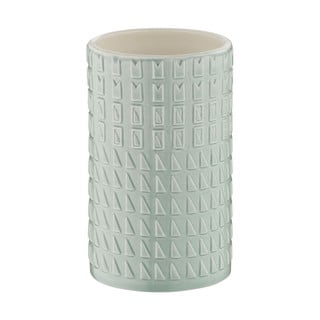 Zielony porcelanowy kubek na szczoteczki do zębów Kela Lenora