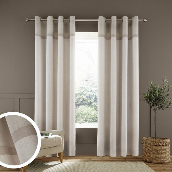 Beżowe zasłony zestaw 2 szt. 229x168 cm Melville – Catherine Lansfield-image-2