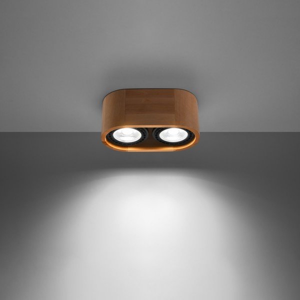 Lampa punktowa w naturalnym kolorze 14x27 cm Eukadi – Sollux-image-2