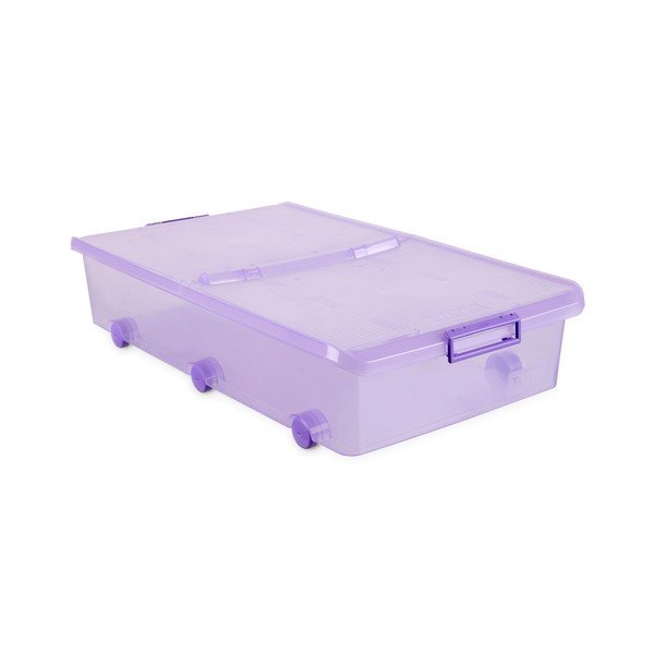 Fioletowy pojemnik na kółkach pod łóżko Ta-Tay Storage Box
