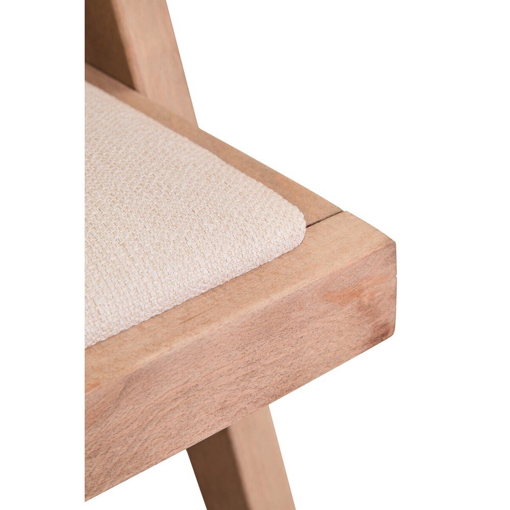 Tapicerowane krzesło w naturalnym kolorze Cebu – Premier Housewares (zdjęcie 4)