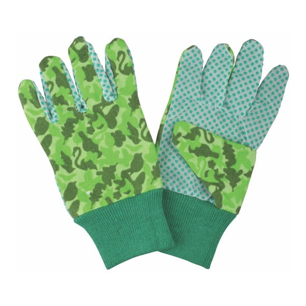 Zielone rękawice dziecięce Esschert Design