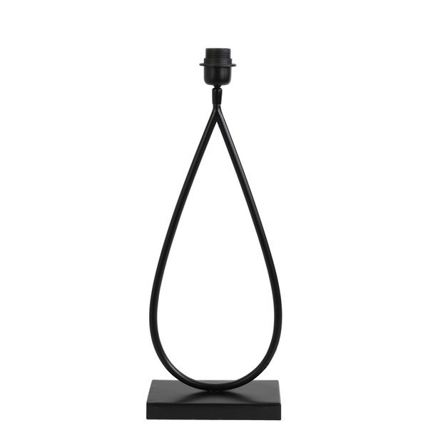 Metalowa podstawa lampy stołowej w kolorze matowej czerni 51 cm Tamsu – Light & Living
