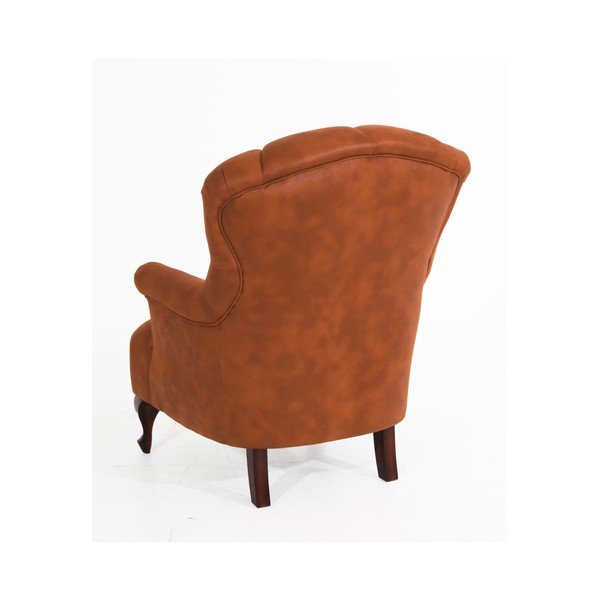 Koniakowy fotel z imitacji skóry Max Winzer Camilla-image-3