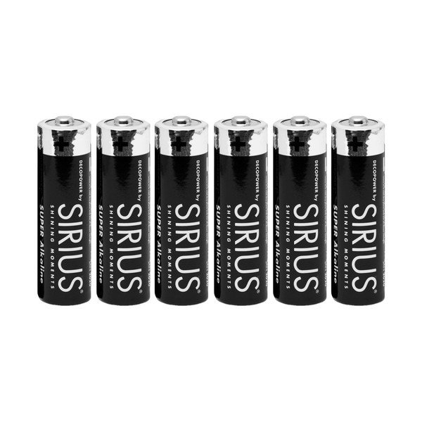 Baterie 6 szt. alkaliczne DecoPower – Sirius