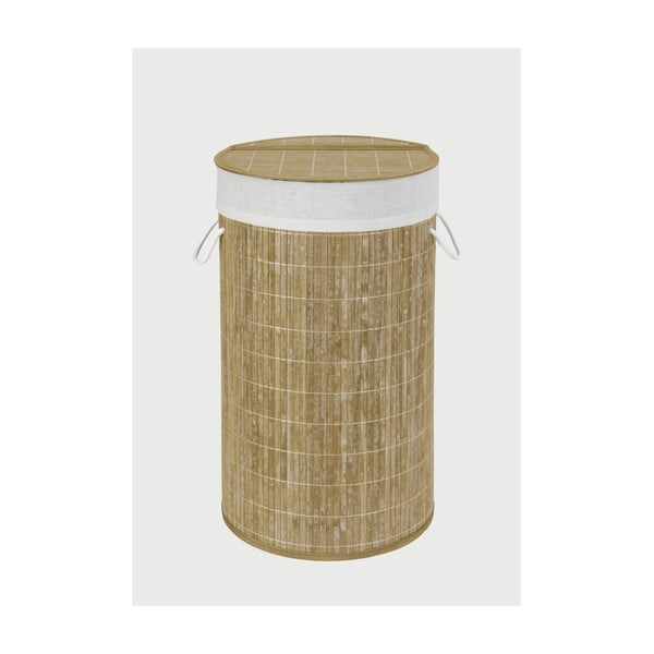 Bambusowy kosz na pranie Wenko Biana, 55 l-image-1