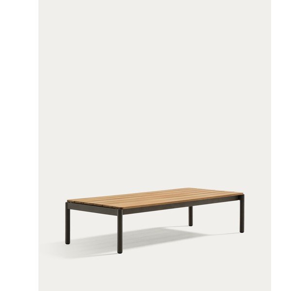Stolik ogrodowy z litego drewna tekowego 63x149 cm Sorells – Kave Home-image-4