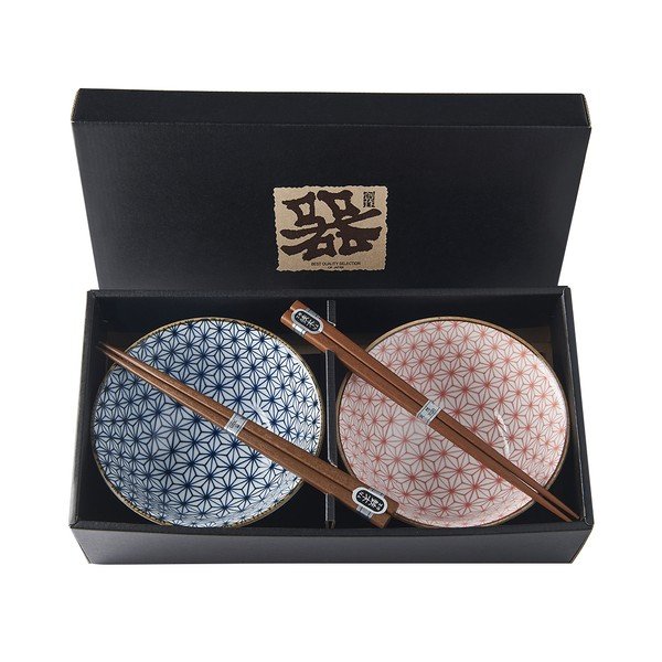 Zestaw 2 misek i pałeczek MIJ Asanoha-image-2