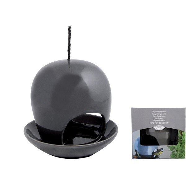 Szary ceramiczny karmnik Esschert Design, ⌀ 18 cm-image-1