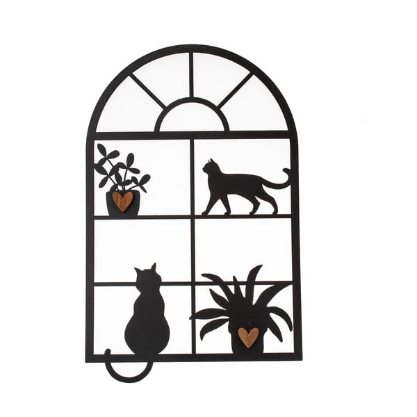 Metalowa dekoracja ścienna 30x48 cm – Dakls