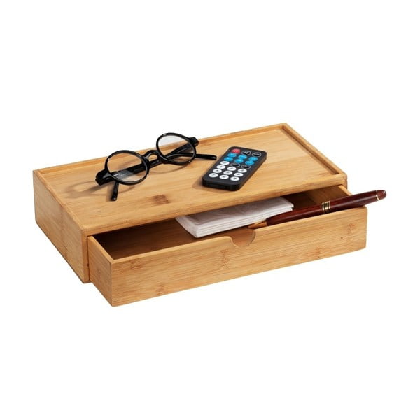 Bambusowy pojemnik do przechowywania z przegródką Wenko Terra-image-2