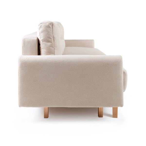 Beżowa sofa rozkładana Bonami Selection Pop-image-3