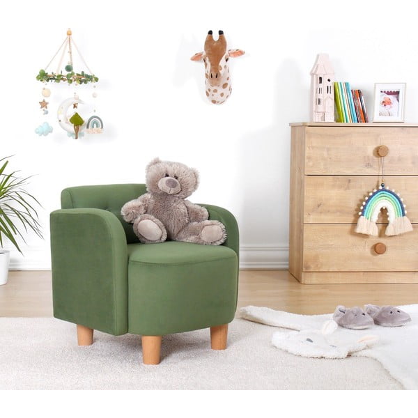 Zielony fotel dziecięcy Volie – Artie-image-3