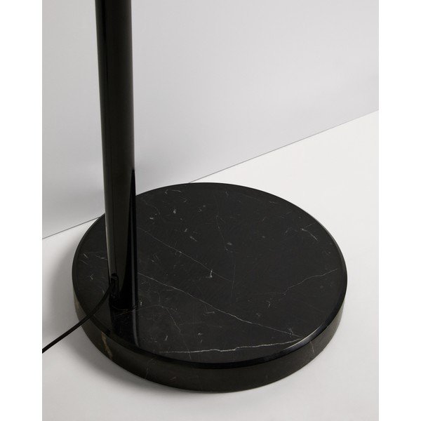 Czarna lampa stojąca z metalowym kloszem (wysokość 160 cm) Madali – Kave Home-image-3