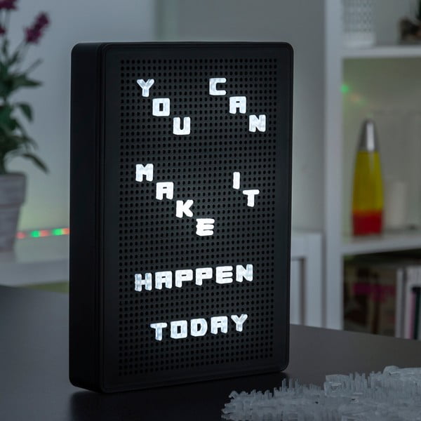 Czarna tablica świetlna z literkami InnovaGoods-image-2