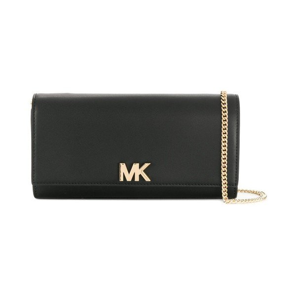Czarna skórzana kopertówka Michael Kors Mott-image-1