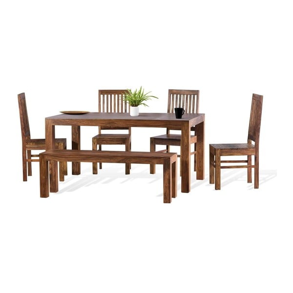 Stół z litego drewna palisandrowego SOB Margao