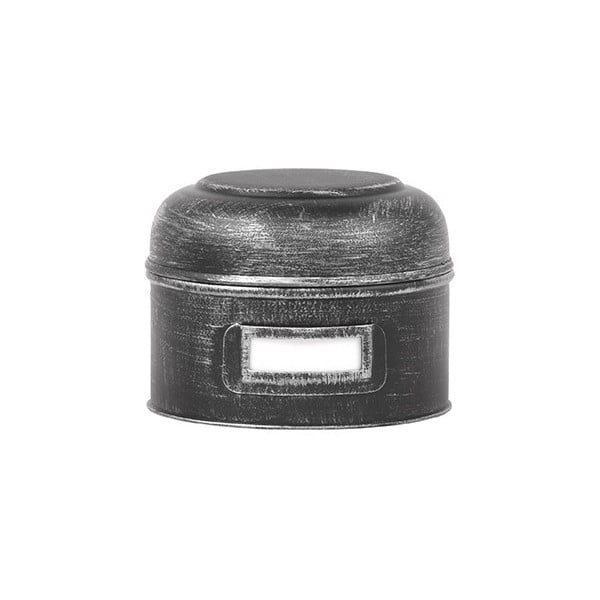 Czarny pojemnik metalowy LABEL51 Antigue, ⌀ 13 cm